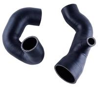 Vuzmode Admission d'air, for Lancia, HF, for Integrale 16V, for EVO Evoluzione 1 2 I II Kit de Tuyau Tube d'induction d'admission en Silicone Voiture Tuyau d'air moteur de remplacement(BLACK Black)