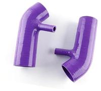 Vuzmode Admission d'air, for NISSAN, 370Z 350Z 3.7L G37 G35 VQ37VHR 2009-2020 Tuyau d'admission de radiateur en silicone Tuyau d'air moteur de remplacement(BLACK Purple)