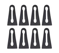 Vuzmode Amortisseur de son voiture amortisseur verrouillage porte tampon d'amortissement for Q7 4L 4M 2006 2007 2008 2009 2010 2011 2012 2013-2019 Amortisseur de portière de voiture(BLACK 8Pcs)