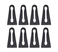 Vuzmode Amortisseur de son voiture verrouillage porte Tampon d'amortissement, for Skoda, Rapid NH1 2 3 2012 2013 2014 2015 2016 2017 2018 2019 Amortisseur de portière de voiture(BLACK 8Pcs)