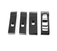 Vuzmode Autocollant de décoration panneau commutateur levage vitre fenêtre, for BYD, Atto 3 Yuan Plus 2022 2023 RHD garniture commande Cache pour interrupteur de lève-vitre de voiture