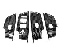 Vuzmode Autocollant de panneau d'accoudoir porte couvercle commutateur garniture bouton lève-vitre, for, A3 8Y 2021 Garniture commande fenêtre Cache pour interrupteur de lève-vitre de voiture