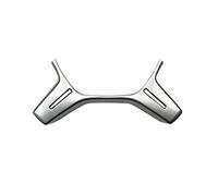 Vuzmode Autocollant de revêtement d'habillage cadre volant voiture, for Mercedes-Benz CE GLK CLS Classe M W204 W212 ABS argenté Habillage de jante de volant pour véhicule