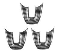 Vuzmode Autocollant décoratif for Panneau de Fermeture Roue Style véhicule combiné en Carbone 3X Carbon V, for Vezel, HR-V HRV 2021 2022 Autocollant pour Volant