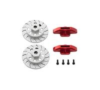 Vuzmode Avant et arrière en métal, for boîtier d'essieu AR14B, fusée d'essieu, moyeu C, étrier de Rotor Hexagonal, for 1/10 RC Rock Bouncer, for Axial RBX10 Ryft Rc(Rotor Caliper-C)
