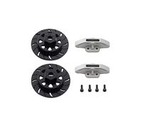 Vuzmode Avant et arrière en métal, for boîtier d'essieu AR14B, fusée d'essieu, moyeu C, étrier de Rotor Hexagonal, for 1/10 RC Rock Bouncer, for Axial RBX10 Ryft Rc(Rotor Caliper-A)