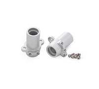Vuzmode Avant et arrière en métal, for boîtier d'essieu AR14B, fusée d'essieu, moyeu C, étrier de Rotor Hexagonal, for 1/10 RC Rock Bouncer, for Axial RBX10 Ryft Rc(Axle Adapters-SR)