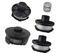 Vuzmode Bobine de Fil for débroussailleuse Maki-ta 196146-9 et 195858-1, 1,6 mm, for débroussailleuse Maki-ta Akkusense 18 V DUR1817, DUR181RF et DUR181 (6 bobines + 2 Capuchons) Bobine de Tondeuse à