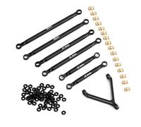 Vuzmode Boîtier d'essieu Support de Transmission, boîtier de Montage, Liens de châssis, Voiture sur chenilles 1/24 RC, for Axial, for pièces de Mise à Niveau SCX24 90081 Rc(Links Set)