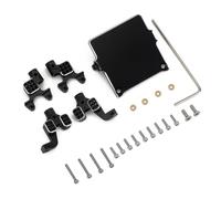 Vuzmode Boîtier d'essieu Support de Transmission, boîtier de Montage, Liens de châssis, Voiture sur chenilles 1/24 RC, for Axial, for pièces de Mise à Niveau SCX24 90081 Rc(Shock Mounts)