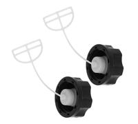 Vuzmode Bouchon de réservoir de carburant universel, 2 pièces, 43cc 52cc, Etc, taille-haie, vélo, ATV, bouchon de remplissage d'huile automobile, accessoires de voiture Remplacement du bouchon d'huile