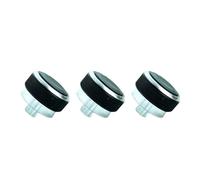 Vuzmode Bouton de commande de chaleur de climatisation, 3 pièces/lot, for Ford, Focus 2, Focus 3, AC Bouton de climatisation(Schwarz)