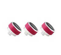 Vuzmode Bouton de commande de chaleur de climatisation, 3 pièces/lot, for Ford, Focus 2, Focus 3, AC Bouton de climatisation(Rot)