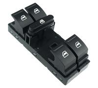 Vuzmode Bouton de commande principal lève-vitre électrique, for VW, Jetta, Golf, GTI MK5 MK6, Passat B6 CC, Seat, Leon MK2 5ND 959 857 - Sans chrome Interrupteur de vitre de voiture