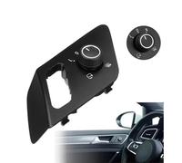 Vuzmode Bouton de réglage du commutateur rétroviseur latéral voiture, for Golf, 7 VII MK7 2014 2015 2016 2017 2018 5G0959565 Sélecteur de rétroviseurs intérieurs de voiture