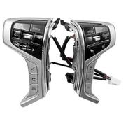 Vuzmode Bouton de régulateur de vitesse de voiture, for Mitsubishi, for PAJERO SPORT, for Outlander, for Delica L200, commutateur de régulateur de vitesse de voiture, bouton audio multimédia au volant