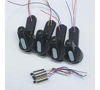 Vuzmode Bras d'aile pliable avec ensemble de moteurs d'axe d'engrenages, for pièces rechange for drone SG700 S169 RC Quadcopter Bras de fixation pour moteur quad