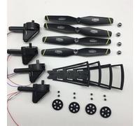 Vuzmode Bras d'aile pliable comprenant des engrenages, un axe, moteur, roulement, etc., for les pièces de rechange for drone S169 SG700-D RC Quadcopter Bras de fixation pour moteur quad(Blue)