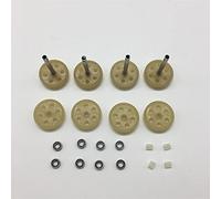 Vuzmode Bras de drone à pales d'hélice comprenant un engrenage moteur, une lumière, etc., for S162 GPS Rc Drone 4K Camera Quadcopter Pièces rechange Bras de fixation pour moteur quad(Light Green)