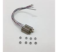 Vuzmode Bras de drone à pales d'hélice comprenant un engrenage moteur, une lumière, etc., for S162 GPS Rc Drone 4K Camera Quadcopter Pièces rechange Bras de fixation pour moteur quad(Schwarz)