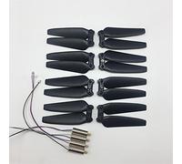 Vuzmode Bras de drone à pales d'hélice comprenant un engrenage moteur, une lumière, etc., for S162 GPS Rc Drone 4K Camera Quadcopter Pièces rechange Bras de fixation pour moteur quad(Orange)