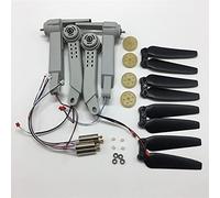 Vuzmode Bras de drone à pales d'hélice comprenant un engrenage moteur, une lumière, etc., for S162 GPS Rc Drone 4K Camera Quadcopter Pièces rechange Bras de fixation pour moteur quad(White)