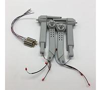 Vuzmode Bras de drone à pales d'hélice comprenant un engrenage moteur, une lumière, etc., for S162 GPS Rc Drone 4K Camera Quadcopter Pièces rechange Bras de fixation pour moteur quad(Yellow)