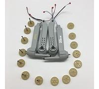 Vuzmode Bras de drone à pales d'hélice comprenant un engrenage moteur, une lumière, etc., for S162 GPS Rc Drone 4K Camera Quadcopter Pièces rechange Bras de fixation pour moteur quad(Blue)