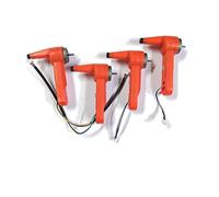 Vuzmode Bras pliable avant arrière avec moteur sans balais, for drone professionnel HD WIFI FPV GPS 4K L900 Pro Bras de fixation pour moteur quad(4pcs orange arm)