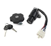 Vuzmode e Verrouillage de contacteur d'allumage de Moto, for siège, Bouchon de réservoir de Remplacement, for RZ125, RZ250, RZ350 Interrupteur d'allumage de Selle de Moto