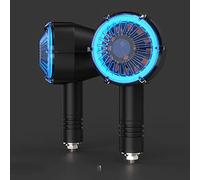 Vuzmode Clignotant de moto étanche, 2 pièces, indicateur modifié, lampe décorative, feu jour lumineux, Flash Indicateur de signalisation pour moto(2pcs blue flowing)