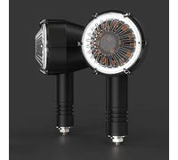 Vuzmode Clignotant de moto étanche, 2 pièces, indicateur modifié, lampe décorative, feu jour lumineux, Flash Indicateur de signalisation pour moto(2pcs white flowing)