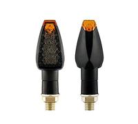 Vuzmode Clignotants de moto approuvés E50 Mark, clignotant 14LED, lumière ambre, 12V 24V M10 E Indicateur de clignotant de moto(E50 2PCS)
