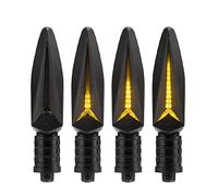 Vuzmode Clignotants de moto légers, for BMW, lumière avec prise R1200GS F800 F650GS F700GS clignotants Indicateur de signalisation pour moto(4PCS)
