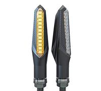 Vuzmode Clignotants for motos FZ1 FZ6 Z1000SX CB650F CB500X CBR650F, une paire Indicateur de signalisation pour moto(Flowing type)