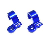 Vuzmode Collier de guidage de câble de tuyau de frein arrière, XR250L XR250R XR400R XR600R XR650L XR650R XR 250L 250R 400R 600R 650L 650R Collier de serrage de flexible de frein(Blue)