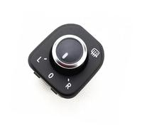 Vuzmode Commutateur de commande rétroviseur électrique, for Sricocco 2008-2011 5ND959565B bouton chauffage chromé vue arrière Commutateur de réglage du rétroviseur de voiture