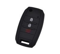 Vuzmode Coque de Protection en Silicone for clé de Voiture 3/4 Boutons, for Kia, Sportage, Cerato, Optima k5 Rio, Carens Rando Ceed Picanto k2 Soul, for Sorento, Ski Étui pour clé de Voiture