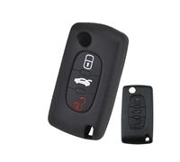 Vuzmode Coque de Protection en Silicone for clé de Voiture à 3 Boutons, for Peugeot, 207 307 308 607 CC CW, Expert, Partner, Tepee Étui pour clé de Voiture