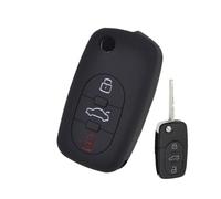 Vuzmode Coque de Protection en Silicone for clé de Voiture, for, A2 A3 S3 A4 S4 RS4 A6 S6, for ALLROAD, A8 S8 TT, Roadster 1997-2006 Étui pour clé de Voiture
