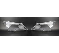 Vuzmode Coque de protection transparente for phare avant de voiture, abat-jour transparent en verre, for Toyota, for RAV4, 2013-2015 Couvercle de coque d'objectif de phares avant(BLACK Left and Right)