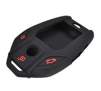 Vuzmode Couvercle de clé Voiture à 3 Boutons, for , série 5 7 G11 G12 740li 750li 2017- Coque télécommande en Silicone, Protection du Support sans Housse de clé de Voiture