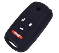 Vuzmode Couvercle de clé Voiture à 4 Boutons, for Accord, for Acura, ZDX MDX TSX TL, Coque télécommande, étui Protection du Support Peau Remplacement Housse de clé de Voiture