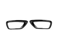Vuzmode Couvercle de décoration de phare antibrouillard avant de voiture, for Jeep, Grand Cherokee 2018 2019 2020 2021, accessoires Cache-lentille de phare(Schwarz)