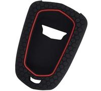 Vuzmode Couvercle de Porte-clés de Voiture, for Cadillac, ATS CTS XTS SRX Escalade XT4 XT5 CTS, Coque de télécommande en Silicone sans clé, Support de Peau Housse de clé de Voiture