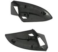 Vuzmode Couvercle de rétroviseur, for VW, for Golf, MK7 GTI 7 .5 R, for Touran, L II Remplacement du support inférieur latéral gauche droit Cache de base de rétroviseur(BLACK A pair no hole)