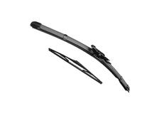Vuzmode Ensemble de balais d'essuie-Glace Avant et arrière, for Citroën, C1 MK2 2020 2019 2018 2017 2016 2015 2014, Pare-Brise 26"+12" Balai d'essuie-Glace arrière(Black Left-Hand Drive)
