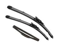 Vuzmode Ensemble de balais d'essuie-Glace Avant et arrière, for Citroën, C4 Coupé 3 Portes 2004-2010 1ère génération, Pare-Brise 28" 24" 7" Balai d'essuie-Glace arrière(Black Left Hand Drive)