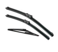 Vuzmode Ensemble de balais d'essuie-Glace Avant et arrière, for Kia, Venga MK1 2009-2019 2018 2017 2016 2015 14 Pare-Brise 26" 14" 12" Balai d'essuie-Glace arrière(Black Right Hand Drive)