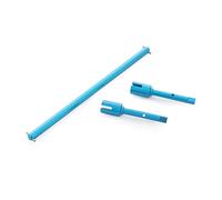Vuzmode Ensemble de Direction en Alliage d'aluminium, Arbre d'entraînement en os de Chien, Joint d'hélice Vertical, for Tamiya, for châssis TT02 1/10 RC sur Voiture de Route Rc(Joint Shaft Blue)